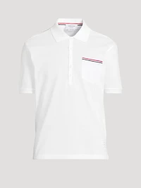 Piqué Polo Shirt With Pocket Trim