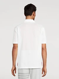 Piqué Polo Shirt With Pocket Trim