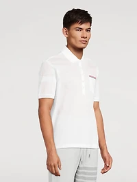Piqué Polo Shirt With Pocket Trim