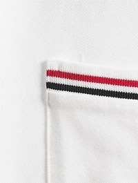 Piqué Polo Shirt With Pocket Trim