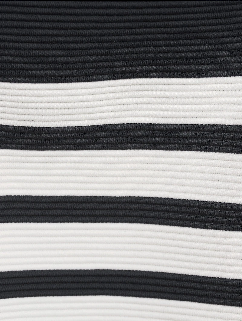 Cotton Ottoman Rib 4-Bar Sweatpants