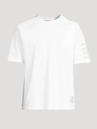 Cotton 4-Bar T-Shirt