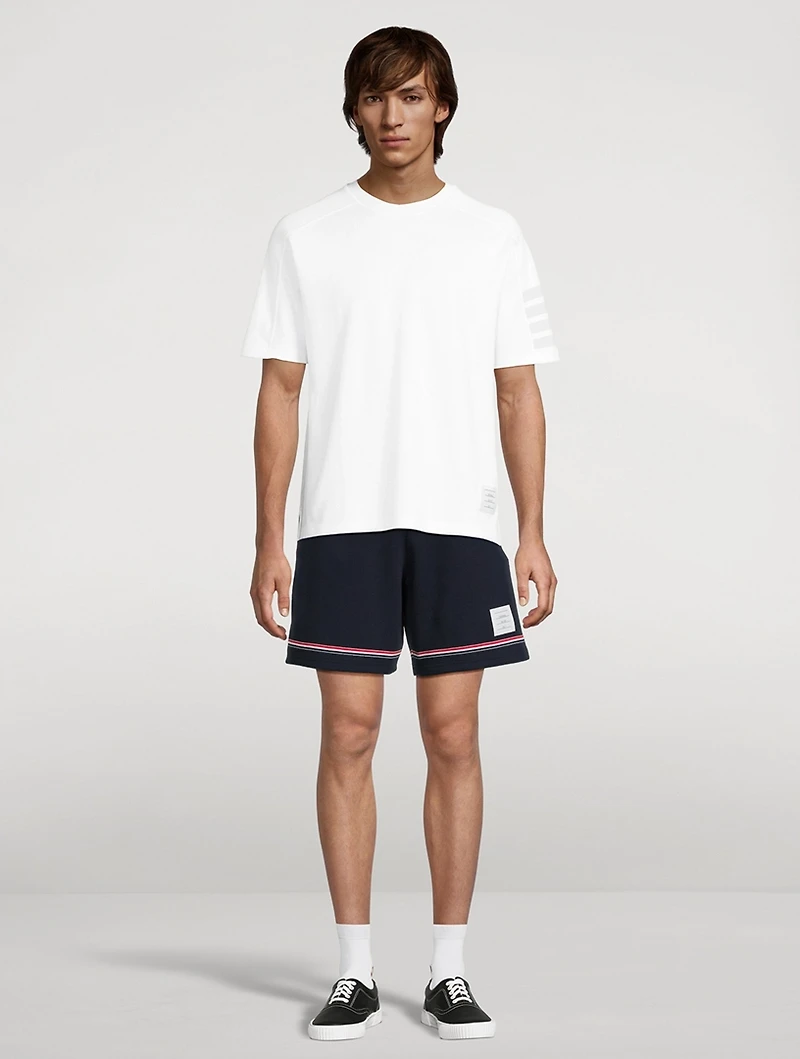 Cotton 4-Bar T-Shirt
