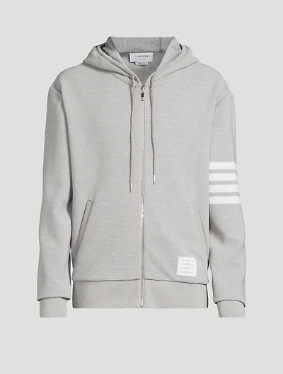 Ottoman Four-Bar Zip Hoodie