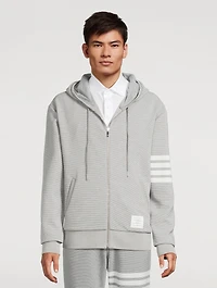 Ottoman Four-Bar Zip Hoodie