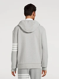 Ottoman Four-Bar Zip Hoodie