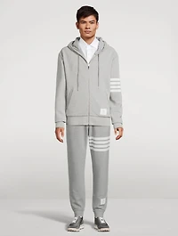 Ottoman Four-Bar Zip Hoodie