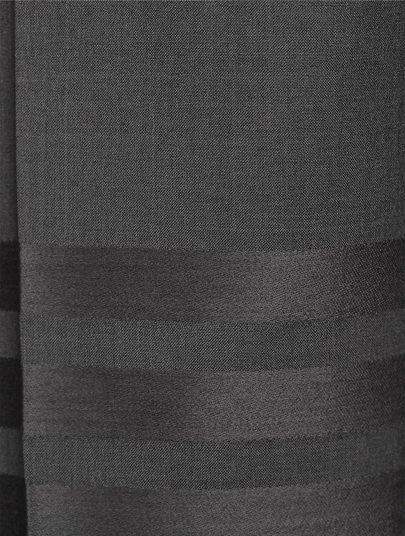 Wool Four-Bar Pants With Back Strap