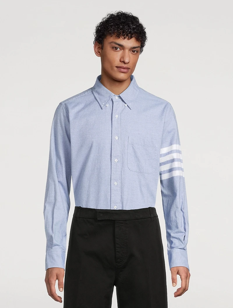 Flannel 4-Bar Straight Shirt