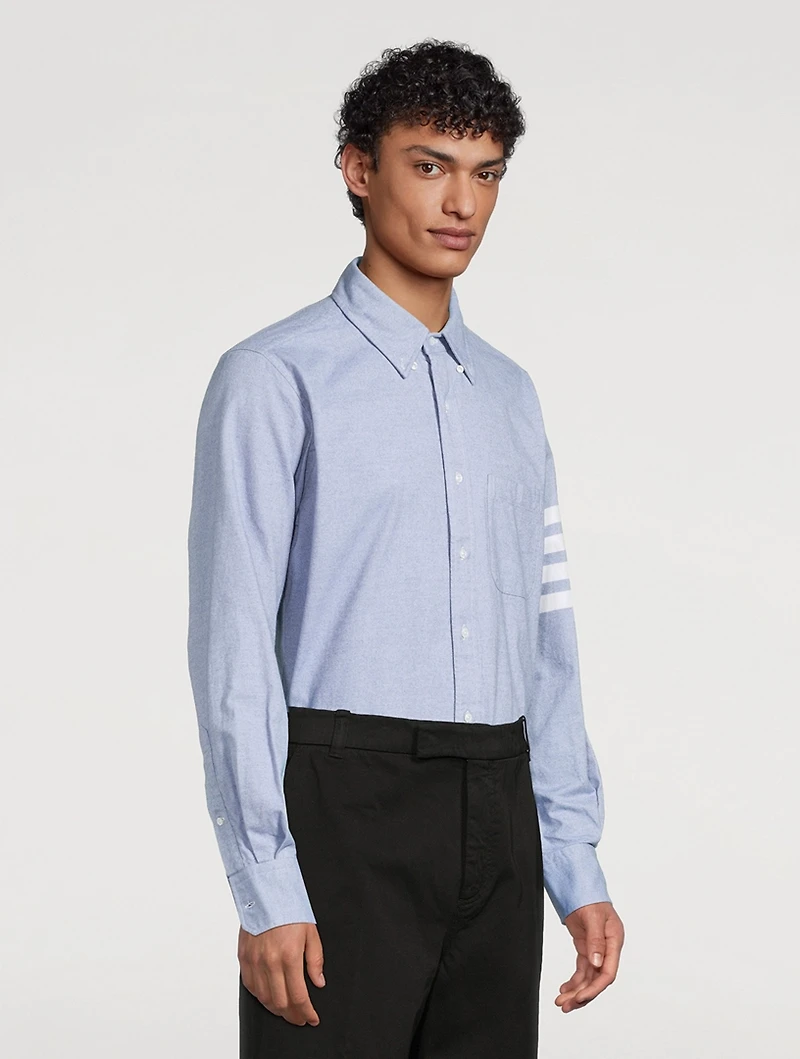 Flannel 4-Bar Straight Shirt