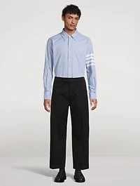 Flannel 4-Bar Straight Shirt