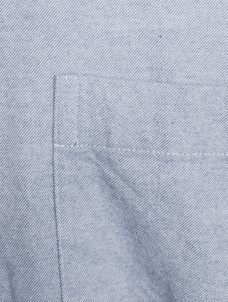 Flannel 4-Bar Straight Shirt