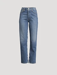 90s Pinch Waist Straight Jeans