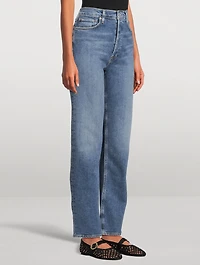 90s Pinch Waist Straight Jeans