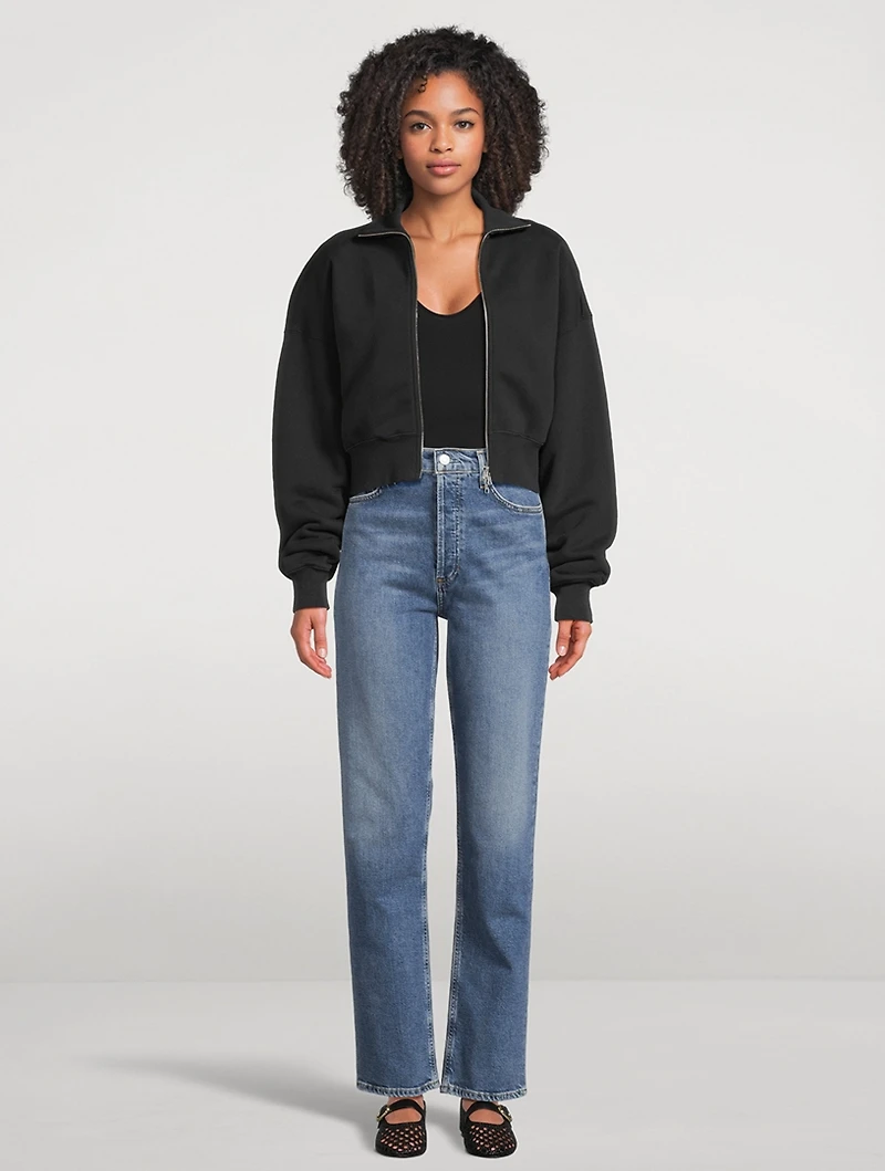 90s Pinch Waist Straight Jeans