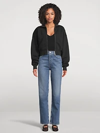 90s Pinch Waist Straight Jeans