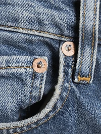 90s Pinch Waist Straight Jeans