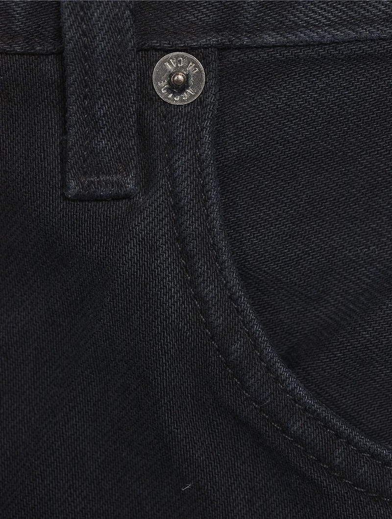 Low Curve Barrel-Leg Crop Jeans