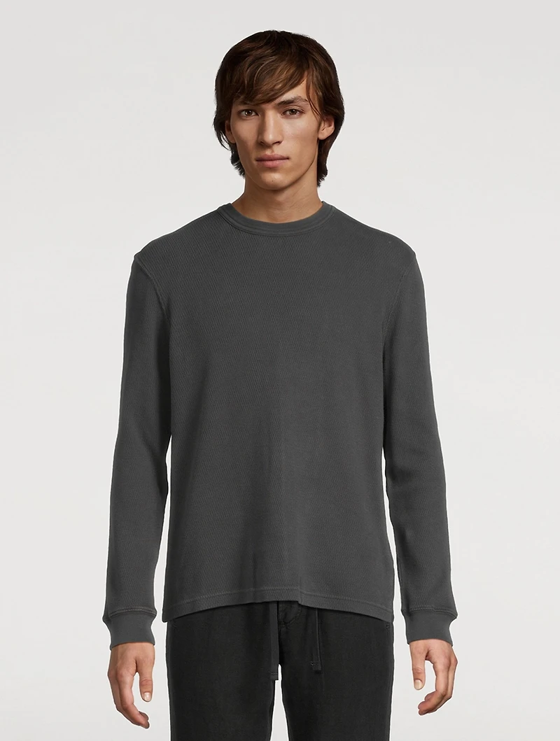 Waffle Crewneck Shirt