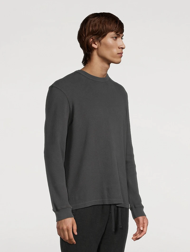 Waffle Crewneck Shirt