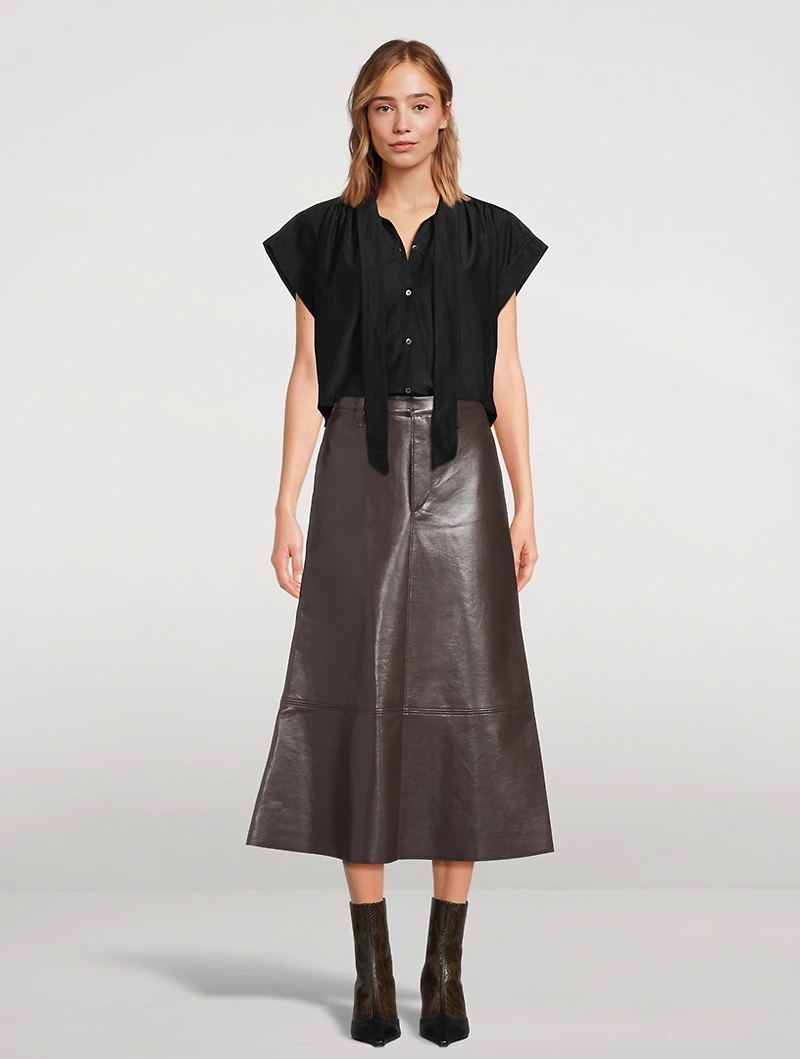 Cassia A-Line Midi Skirt