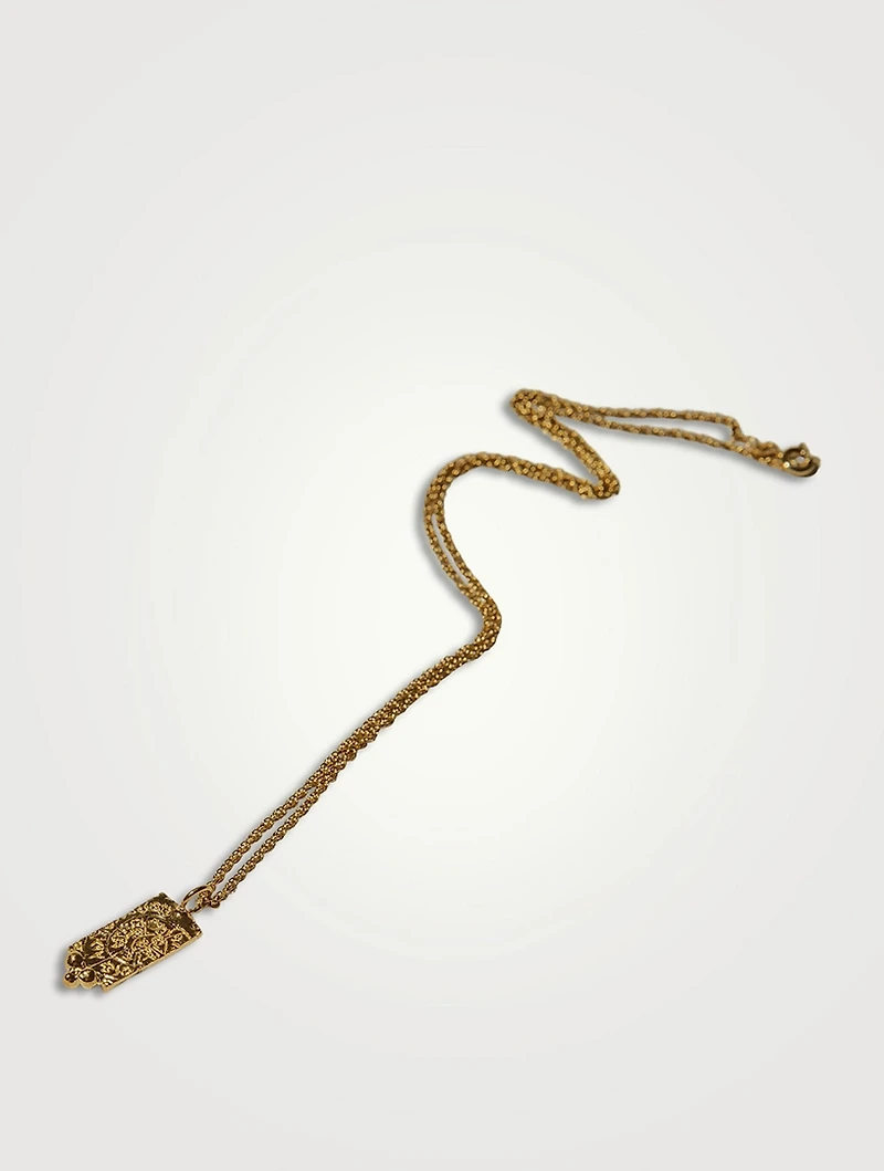 Phaistos Plane Necklace