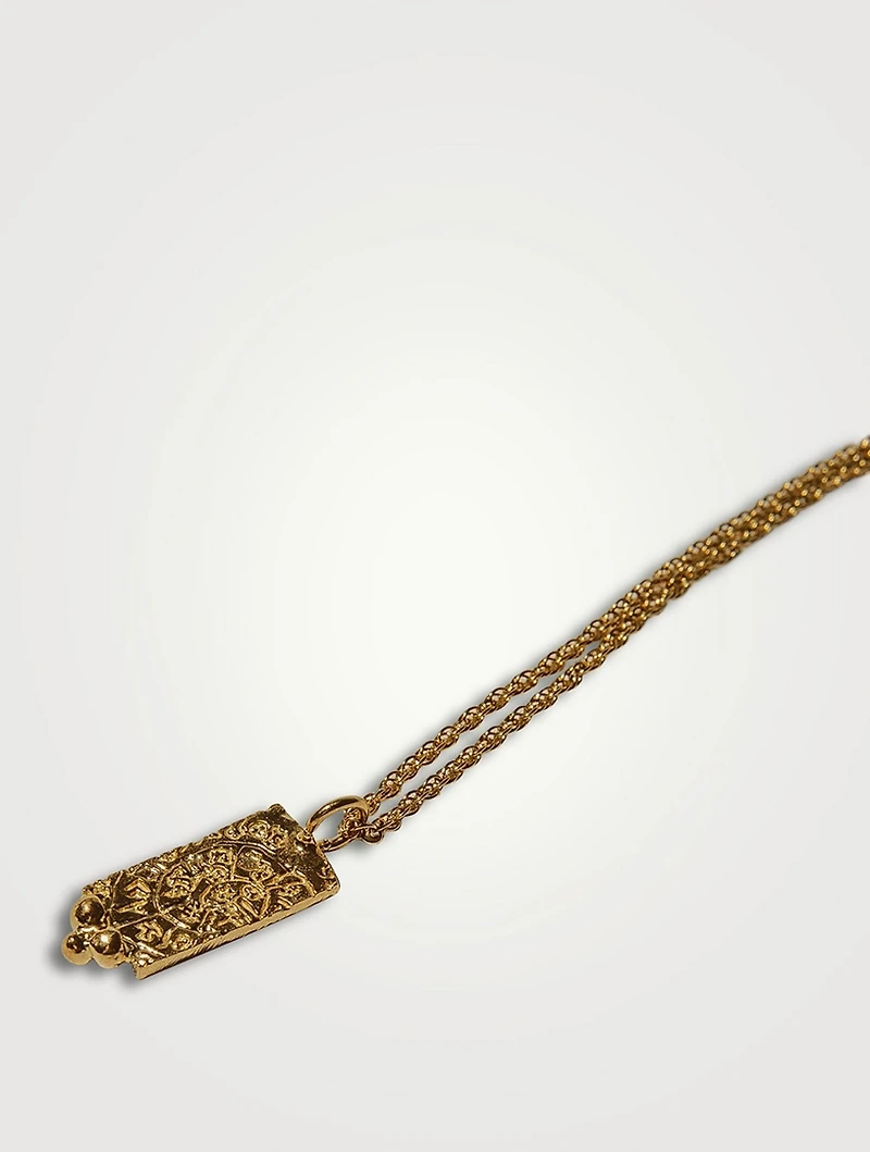 Phaistos Plane Necklace