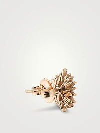 One-Of-A-Kind Bold Spark 18K Rose Gold Earrings With Opal And Diamonds