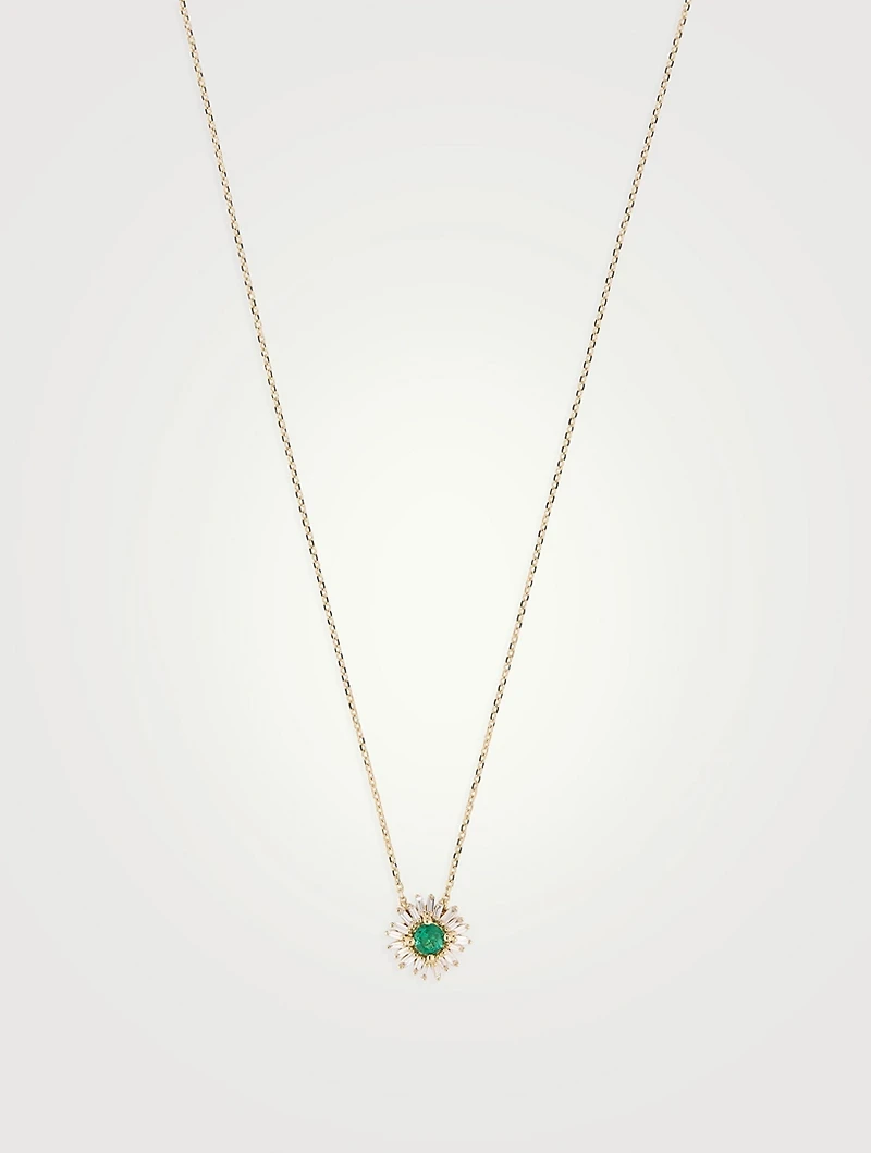 One-Of-A-Kind Spark 18K Gold Necklace With Emeralds