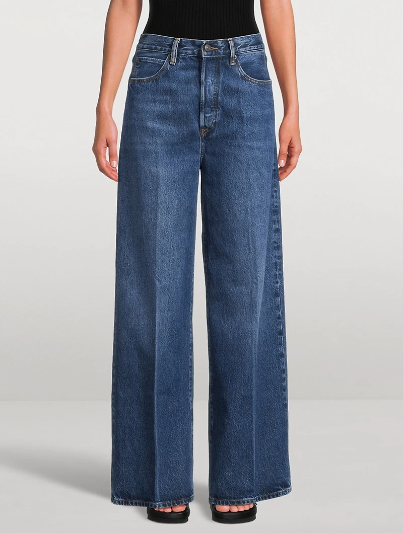 The Collegiate Wide-Leg Jeans