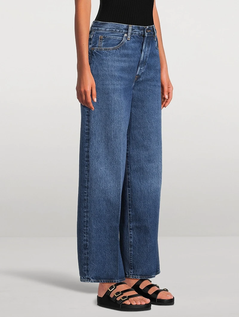 The Collegiate Wide-Leg Jeans