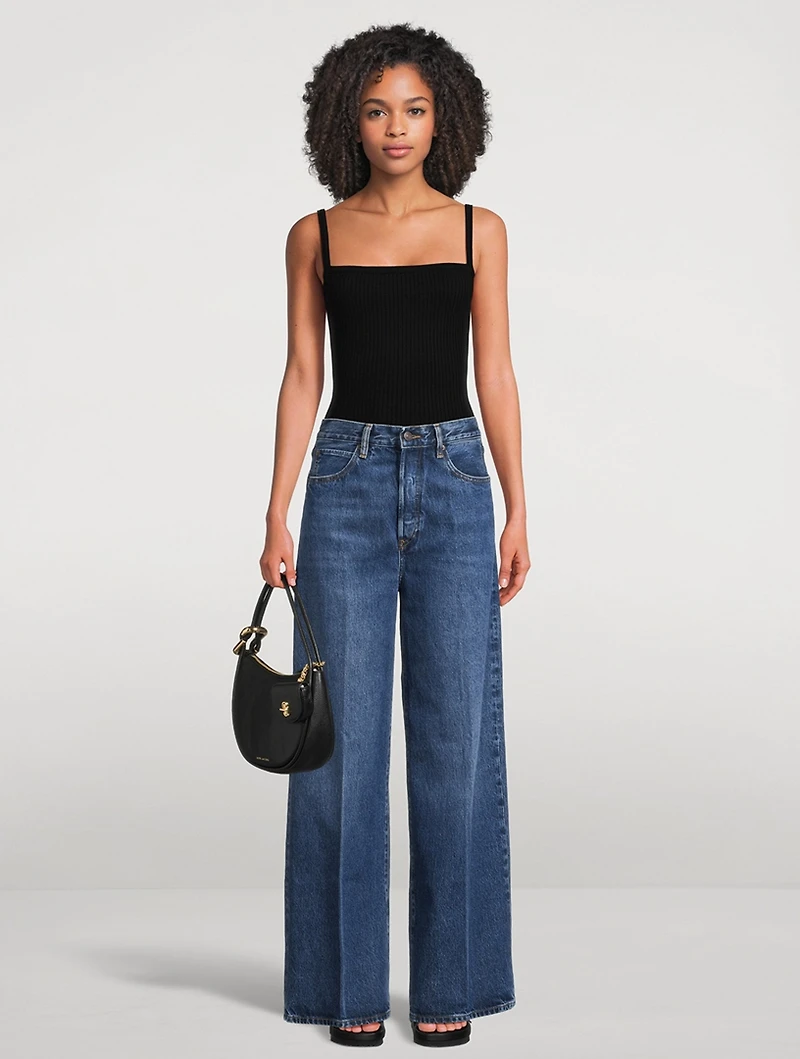 The Collegiate Wide-Leg Jeans