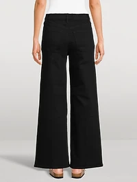 Le Slim Palazzo Wide-Leg Jeans