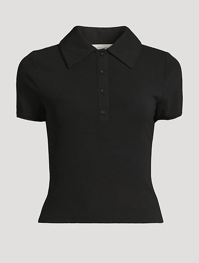 The Mesh-Trimmed Polo Shirt