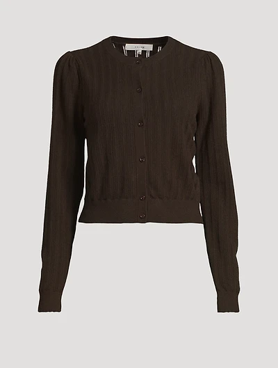 The Ladder Pointelle Cashmere Sweater