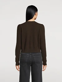 The Ladder Pointelle Cashmere Sweater
