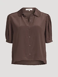 The Prim Silk Shirt