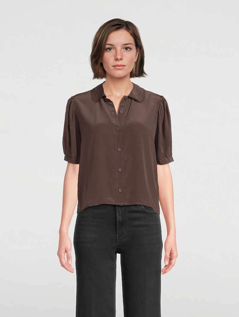 The Prim Silk Shirt