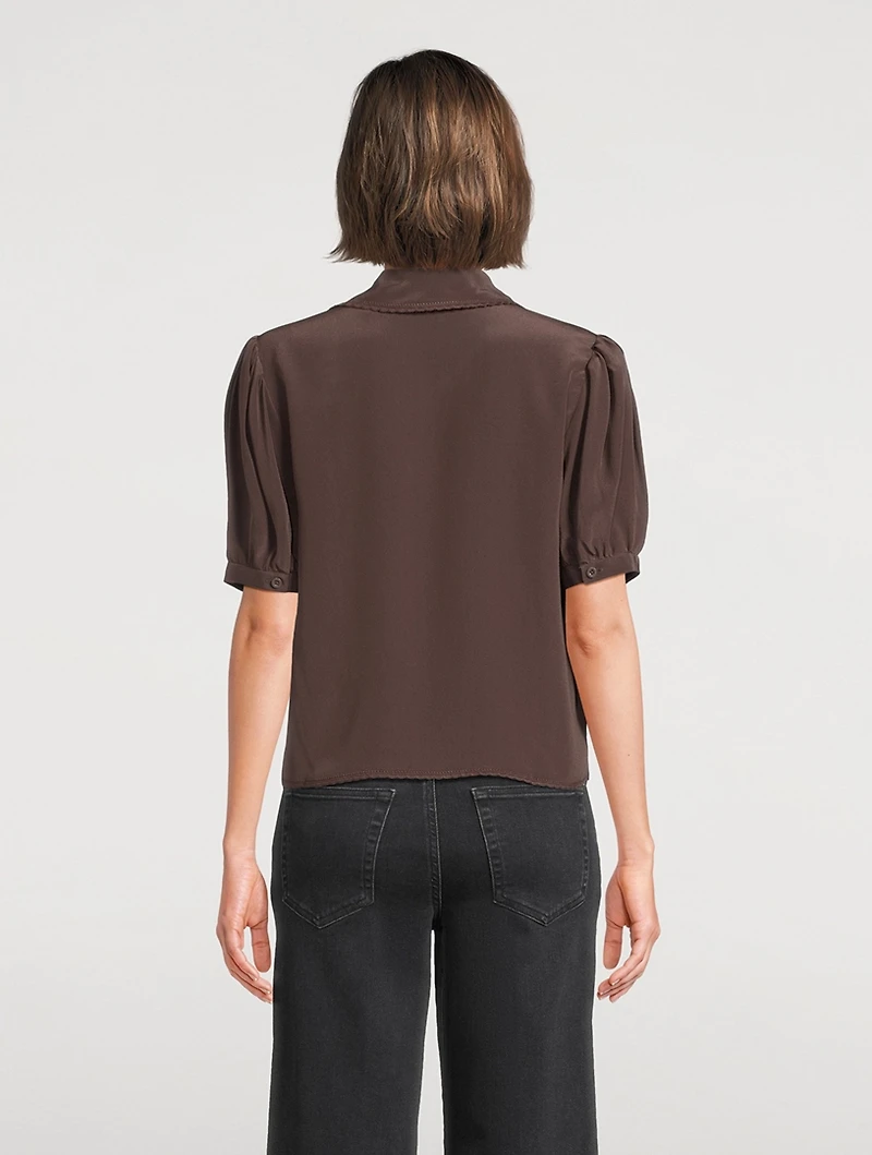 The Prim Silk Shirt