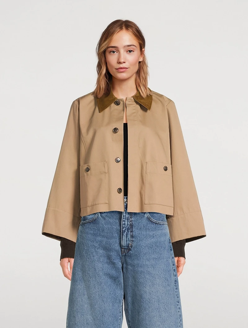 The Cropped Trench Jacket