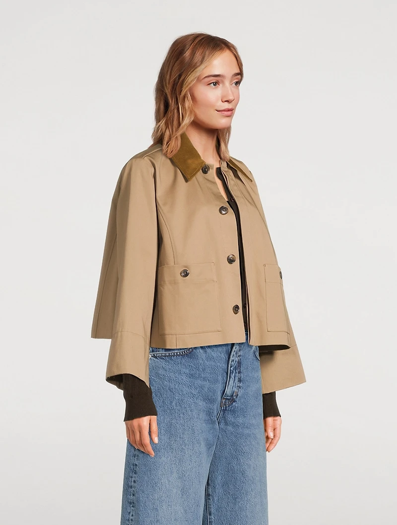 The Cropped Trench Jacket