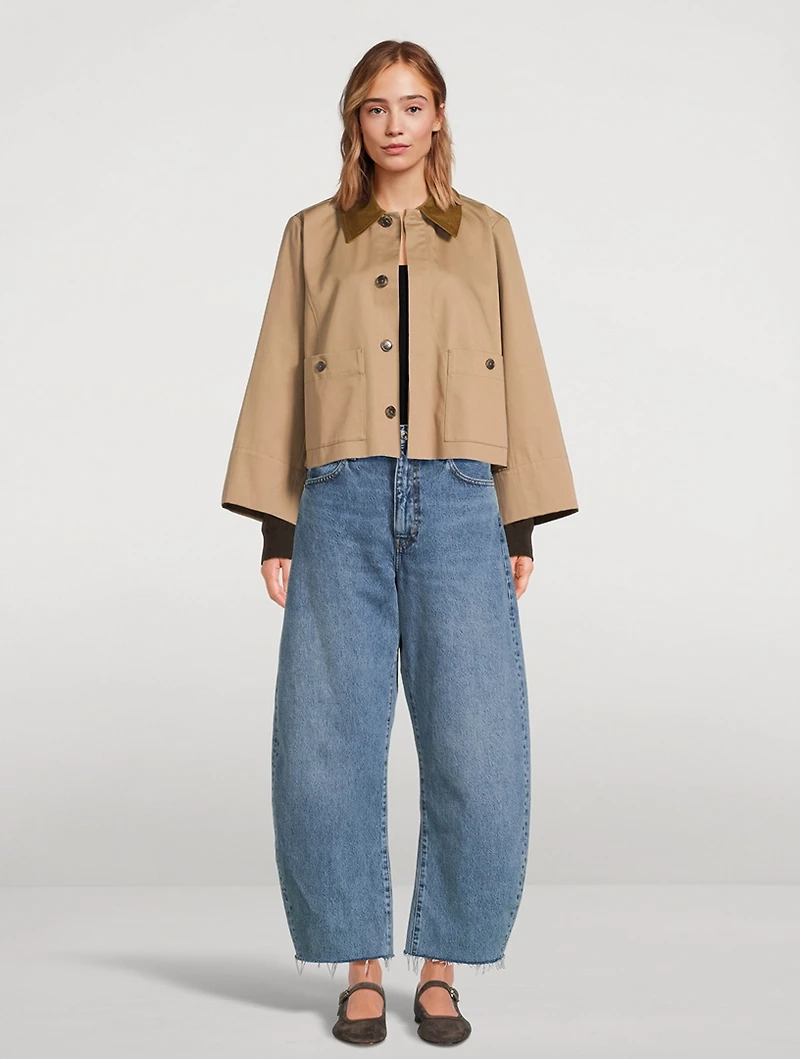 The Cropped Trench Jacket
