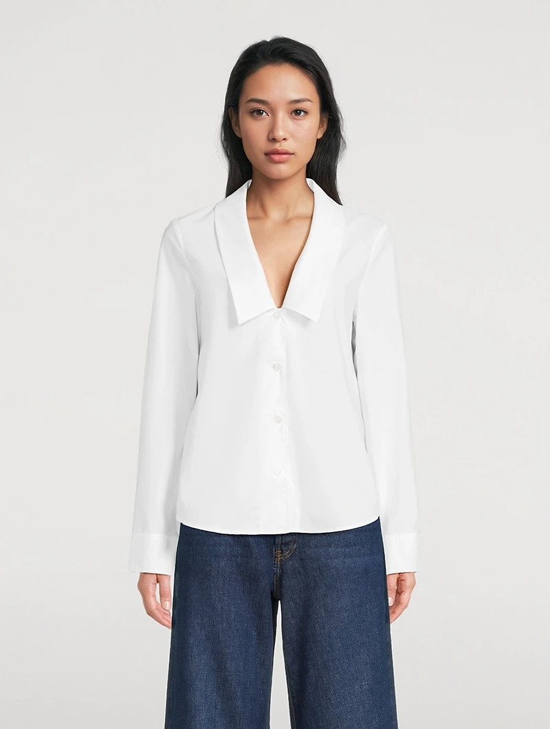 The Low-Collar Poplin Shirt