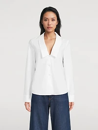 The Low-Collar Poplin Shirt