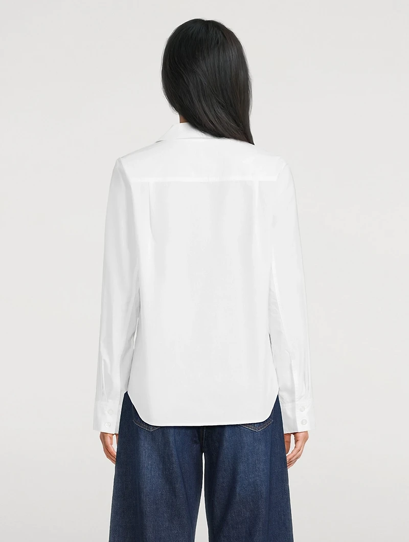 The Low-Collar Poplin Shirt