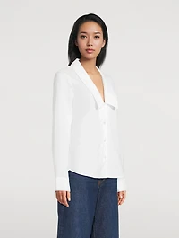 The Low-Collar Poplin Shirt
