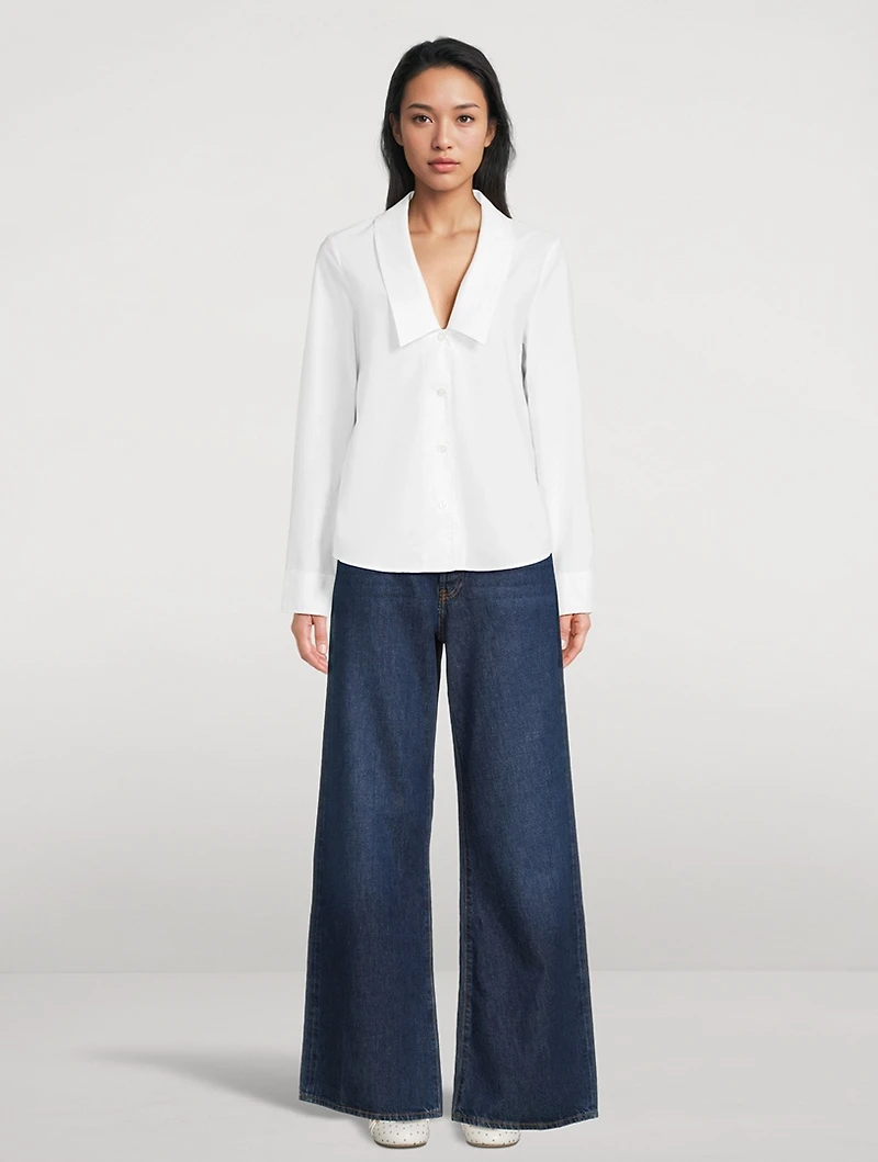 The Low-Collar Poplin Shirt