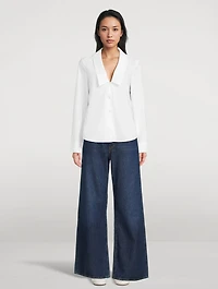 The Low-Collar Poplin Shirt