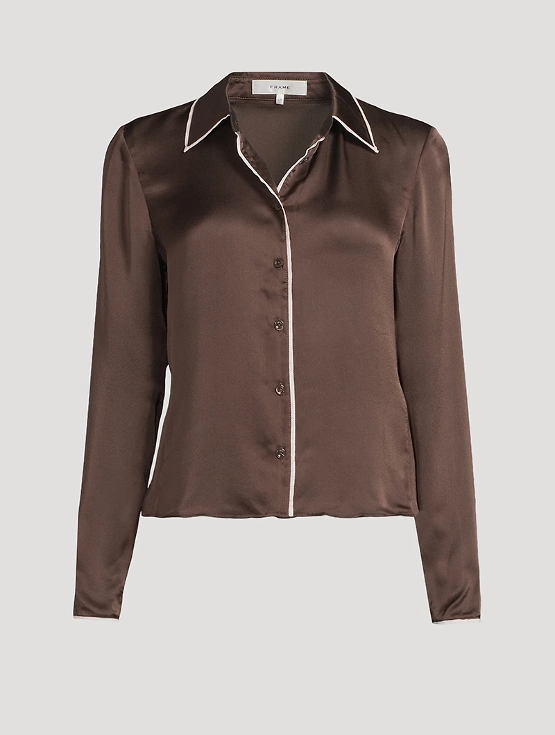 The Slim Essential Silk Shirt