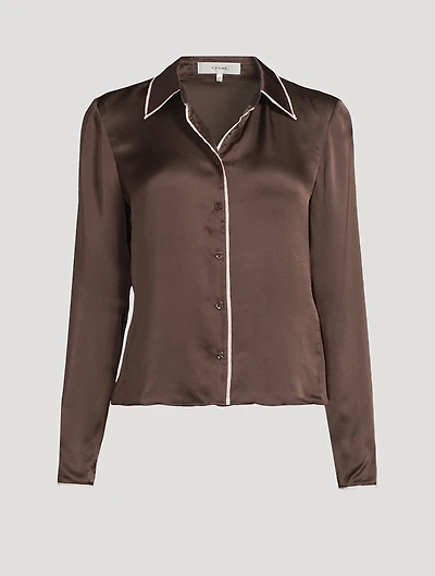 The Slim Essential Silk Shirt